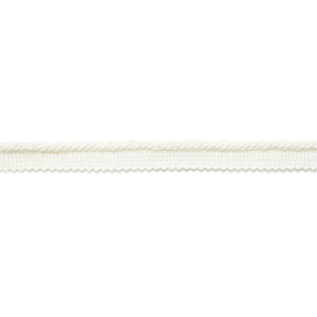 Schumacher 65430 AIMEE LINEN LIPCORD in BLANC Trim - AU NATU
