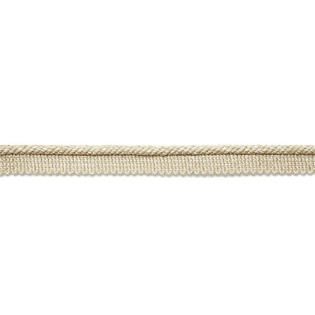 Schumacher 65431 AIMEE LINEN LIPCORD in CANDLELIGHT Trim - A