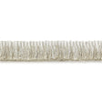 Schumacher 65441 ZOE LINEN RUCHE in FLAX Trim - AU NATUREL