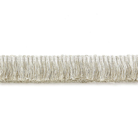 Schumacher 65441 ZOE LINEN RUCHE in FLAX Trim - AU NATUREL