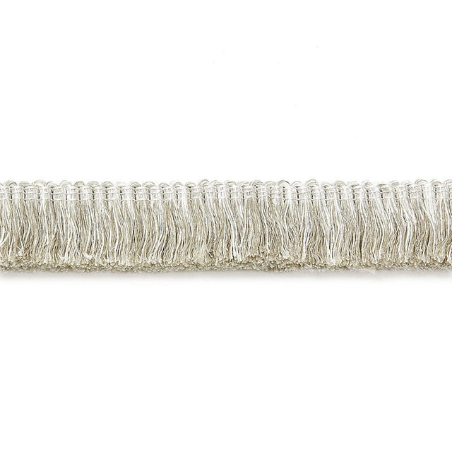 Schumacher 65441 ZOE LINEN RUCHE in FLAX Trim - AU NATUREL