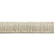 Schumacher 65442 ZOE LINEN RUCHE in GREIGE Trim - AU NATUREL