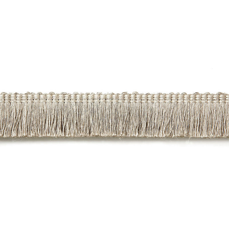 Schumacher 65443 ZOE LINEN RUCHE in LINEN Trim - AU NATUREL