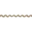 Schumacher 65461 CHANTAL LINEN RICKRACK in GREIGE Trim - AU 