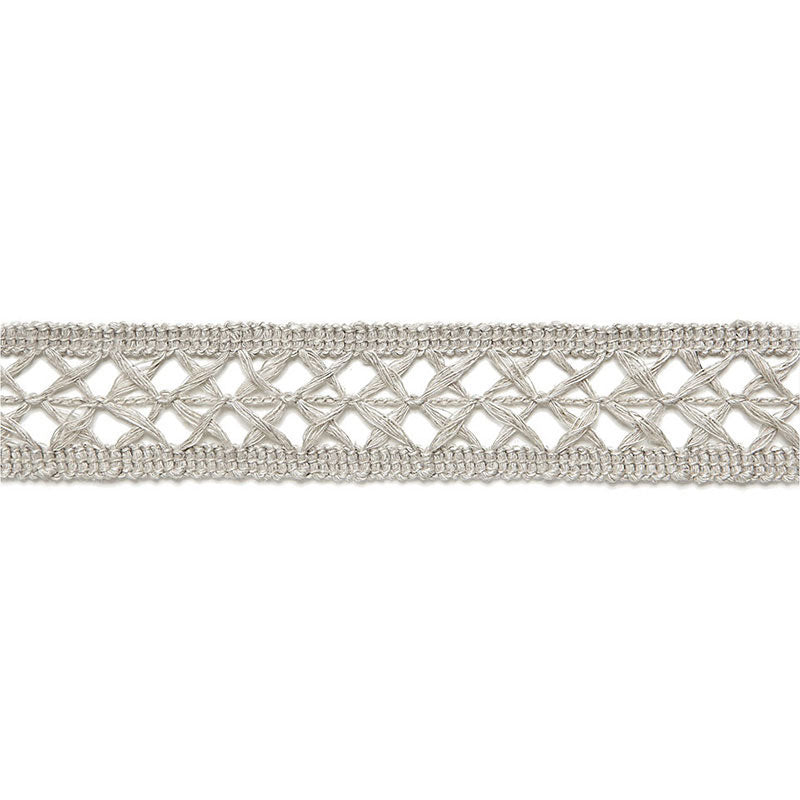 Schumacher 65491 NICOLE LINEN BRAID in GREIGE Trim - AU NATU