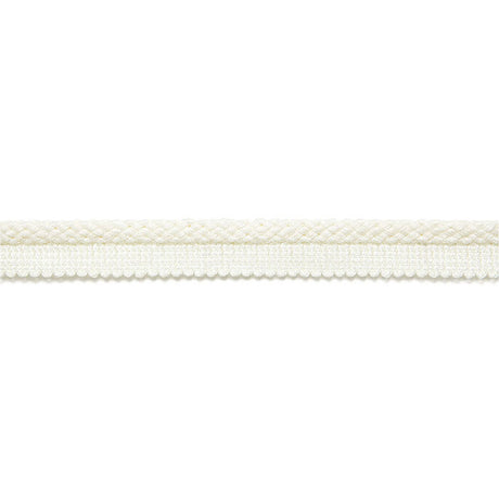 Schumacher 65520 HENRI BRAIDED LIPCORD in BLANC Trim - AU NA
