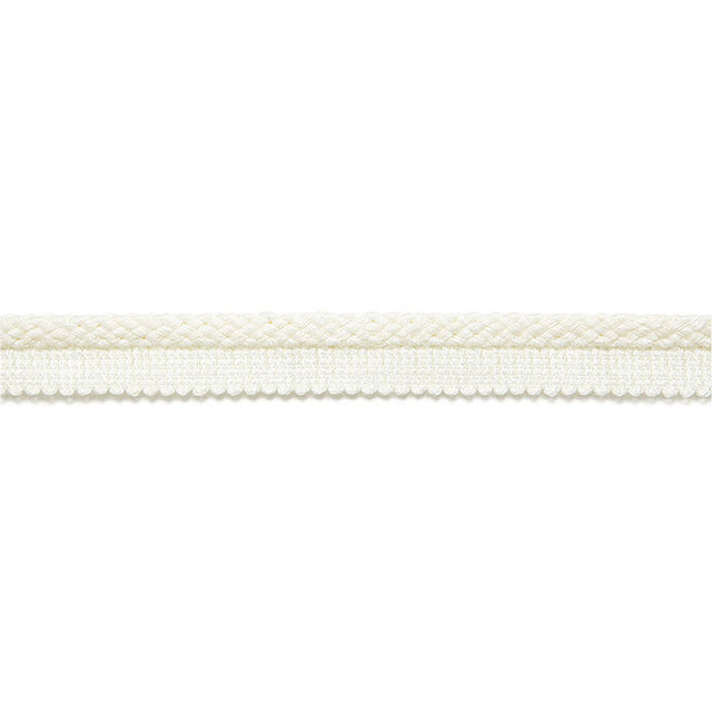 Schumacher 65520 HENRI BRAIDED LIPCORD in BLANC Trim - AU NA