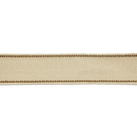 Schumacher 65570 RENE LINEN TAPE in GREIGE Trim - AU NATUREL