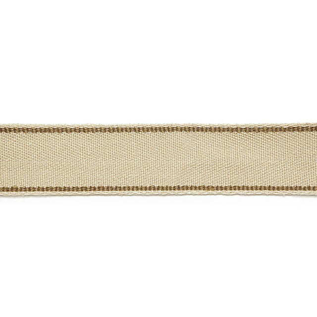 Schumacher 65570 RENE LINEN TAPE in GREIGE Trim - AU NATUREL