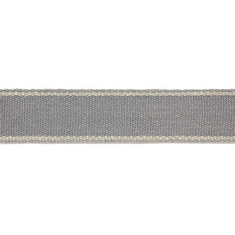 Schumacher 65571 RENE LINEN TAPE in ZINC Trim - AU NATUREL