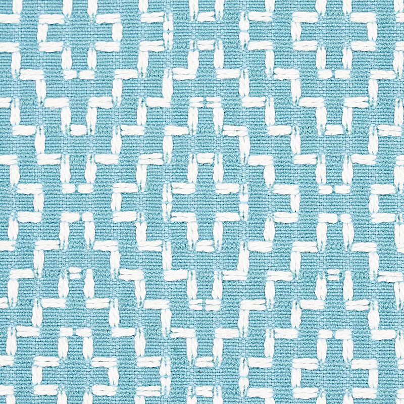 Schumacher Soho Weave Capri Fabric - Eade's Wallpaper