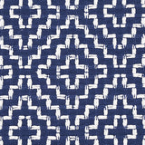 Schumacher Soho Weave Navy Fabric - Eade's Wallpaper