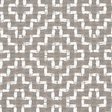 Schumacher Soho Weave Grey Fabric - Eade's Wallpaper