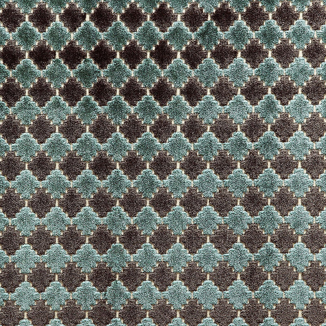 Schumacher Marrakesh Velvet River Fabric - Eade's Wallpaper
