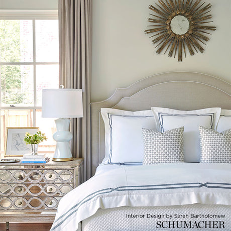 Schumacher Betwixt Magenta/Natural Fabric