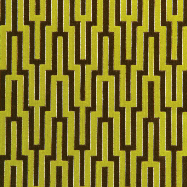 Schumacher Metropolitan Velvet Bamboo Shoot Fabric - Eade's Wallpaper