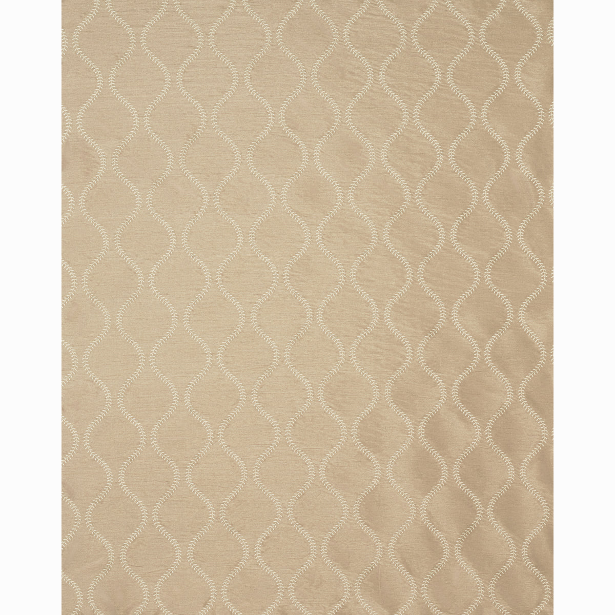 Schumacher Agadir Embroidery Chanterelle Fabric