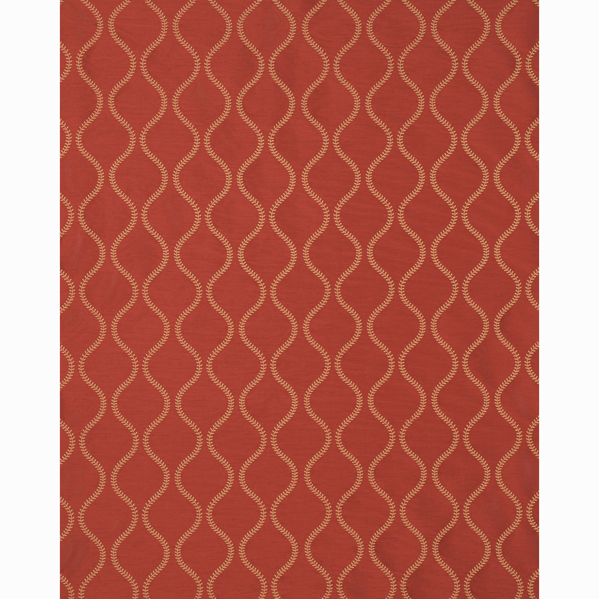 Schumacher Agadir Embroidery Spice Fabric