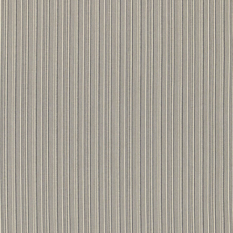 Schumacher Marbella Strie Oxford Grey Fabric - Eade's Wallpaper