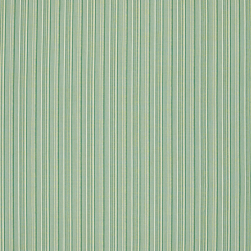 Schumacher Marbella Strie Viridian Fabric - Eade's Wallpaper