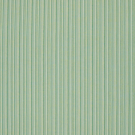 Schumacher Marbella Strie Viridian Fabric - Eade's Wallpaper