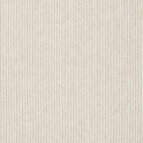 Schumacher Wesley Ticking Stripe Umber Fabric - Eade's Wallpaper