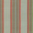 Schumacher 66013 MINZER COTTON STRIPE in RED EARTH Fabric - 