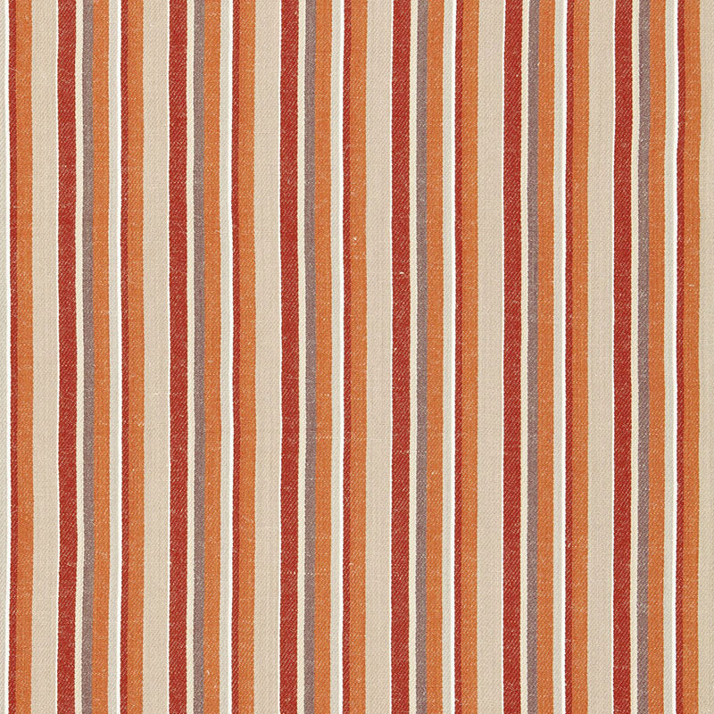 Schumacher Kiawah Stripe Valencia Fabric - Eade's Wallpaper