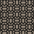 Schumacher San Remo Fret Jet Fabric - Eade's Wallpaper