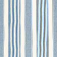 Schumacher Summerville Linen Stripe Ocean Fabric - Eade's Wallpaper