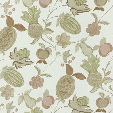 Schumacher 660B31 MIRANDA in COCOA Fabric - RAOUL TEXTILES