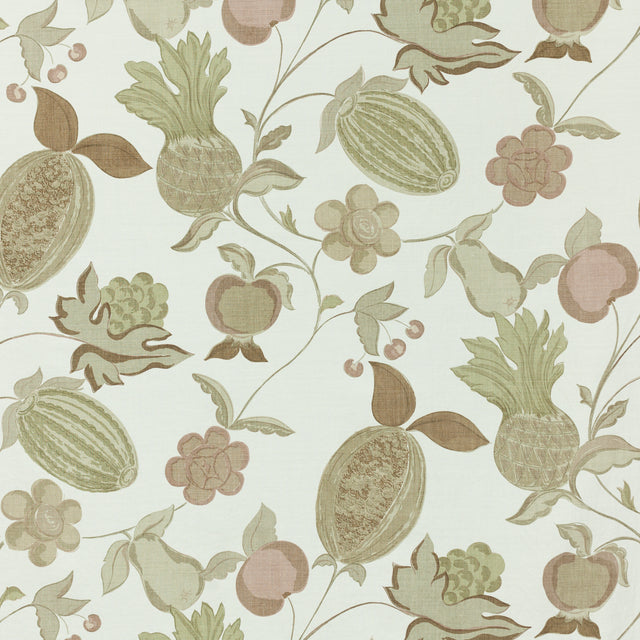 Schumacher 660B31 MIRANDA in COCOA Fabric - RAOUL TEXTILES