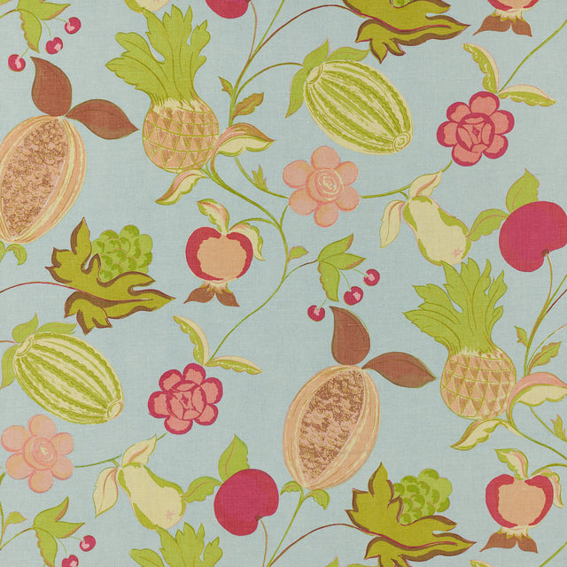 Schumacher 660N67 MIRANDA in ROBIN'S EGG Fabric - RAOUL TEXT
