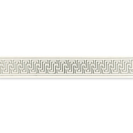 Schumacher 66140 LABYRINTH TAPE in DOVE Trim - MARY MCDONALD