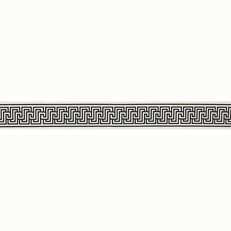 Schumacher 66142 LABYRINTH TAPE in NOIR Trim - MARY MCDONALD