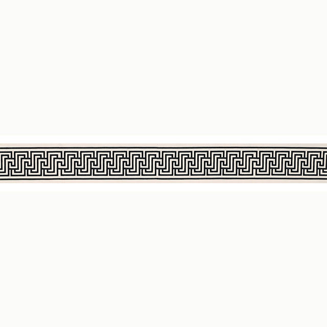 Schumacher 66142 LABYRINTH TAPE in NOIR Trim - MARY MCDONALD