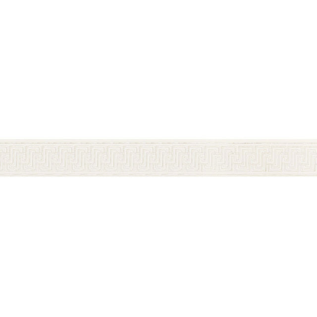 Schumacher 66146 LABYRINTH TAPE in SILVER Trim - MARY MCDONA
