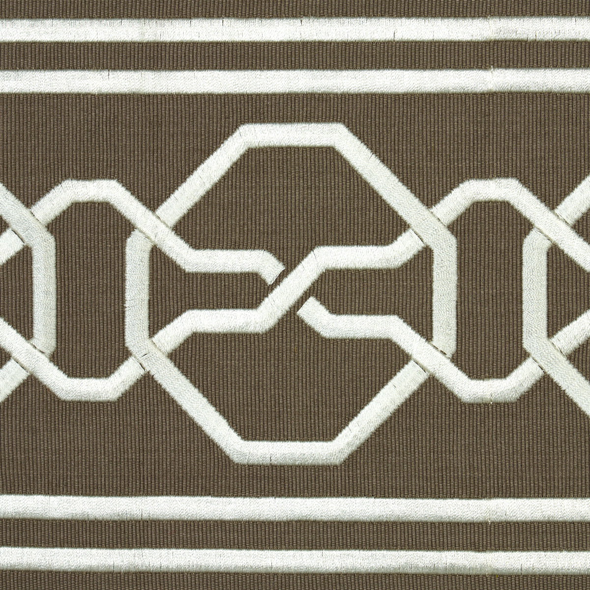 Schumacher 66150 MALMAISON TAPE in DOVE Trim - MARY MCDONALD