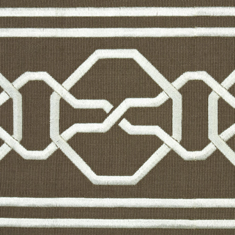 Schumacher 66150 MALMAISON TAPE in DOVE Trim - MARY MCDONALD