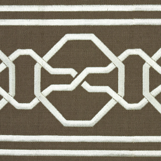 Schumacher 66150 MALMAISON TAPE in DOVE Trim - MARY MCDONALD