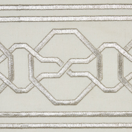 Schumacher 66156 MALMAISON TAPE in SILVER Trim - MARY MCDONA