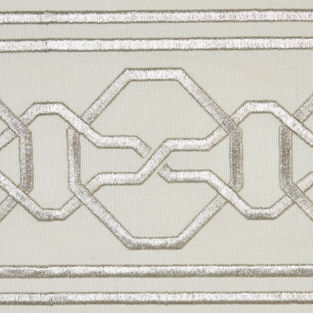 Schumacher 66156 MALMAISON TAPE in SILVER Trim - MARY MCDONA