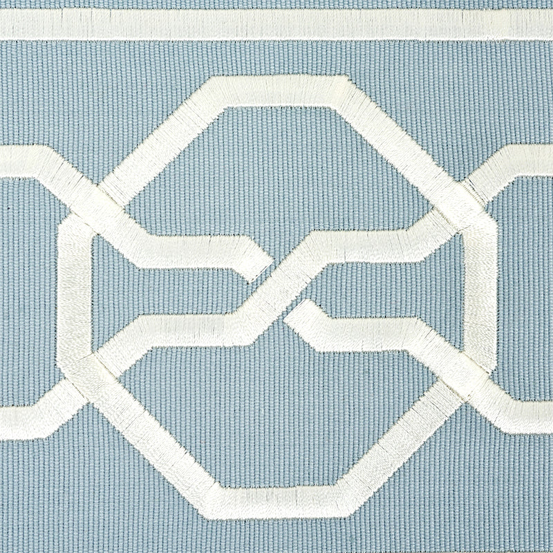 Schumacher 66158 MALMAISON TAPE in SKY Trim - STATEMENT TRIM