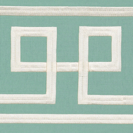 Schumacher 66161 OCTAVIUS TAPE in AQUA MARINE Trim - MARY MC