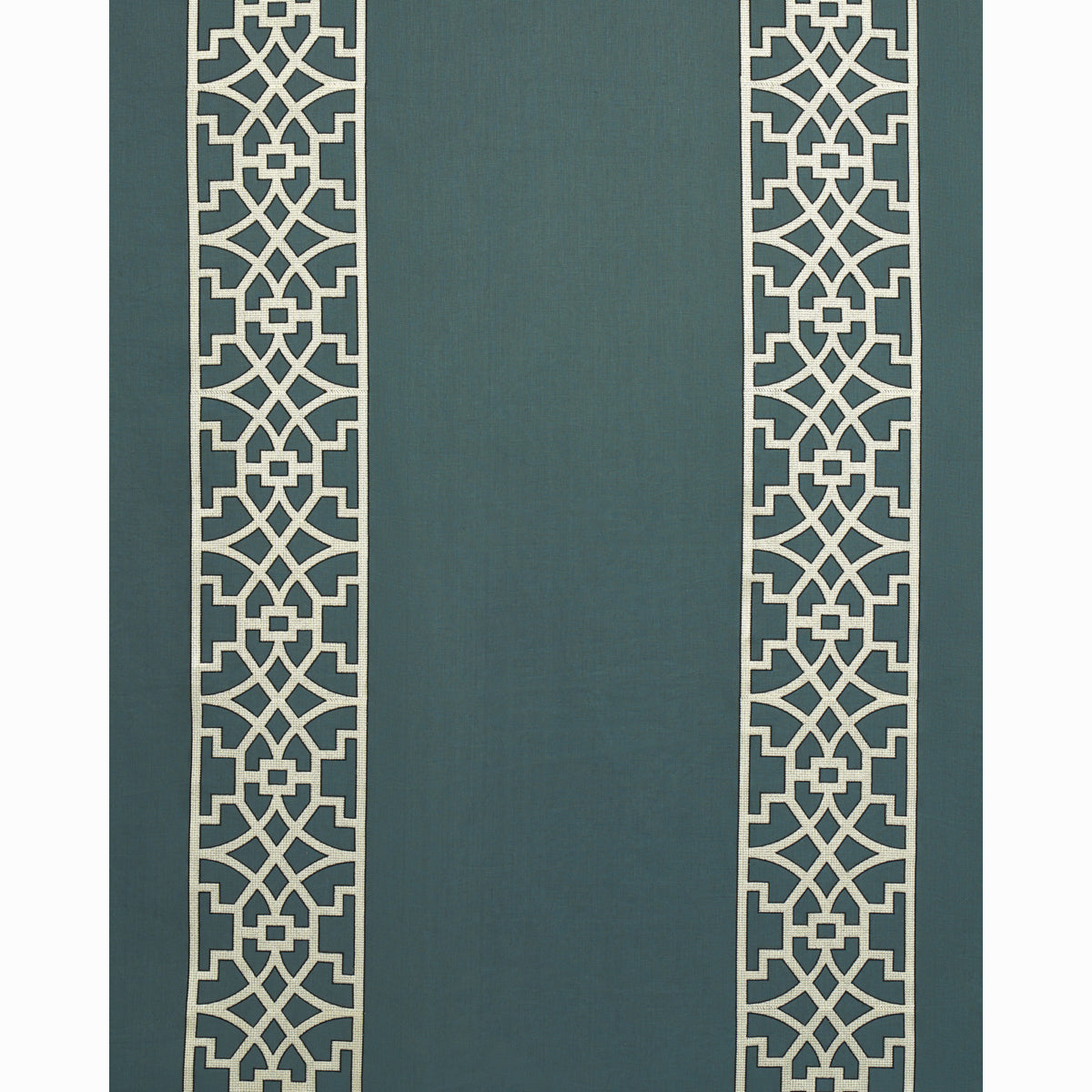 Schumacher Don'T Fret Bleu Marine Fabric