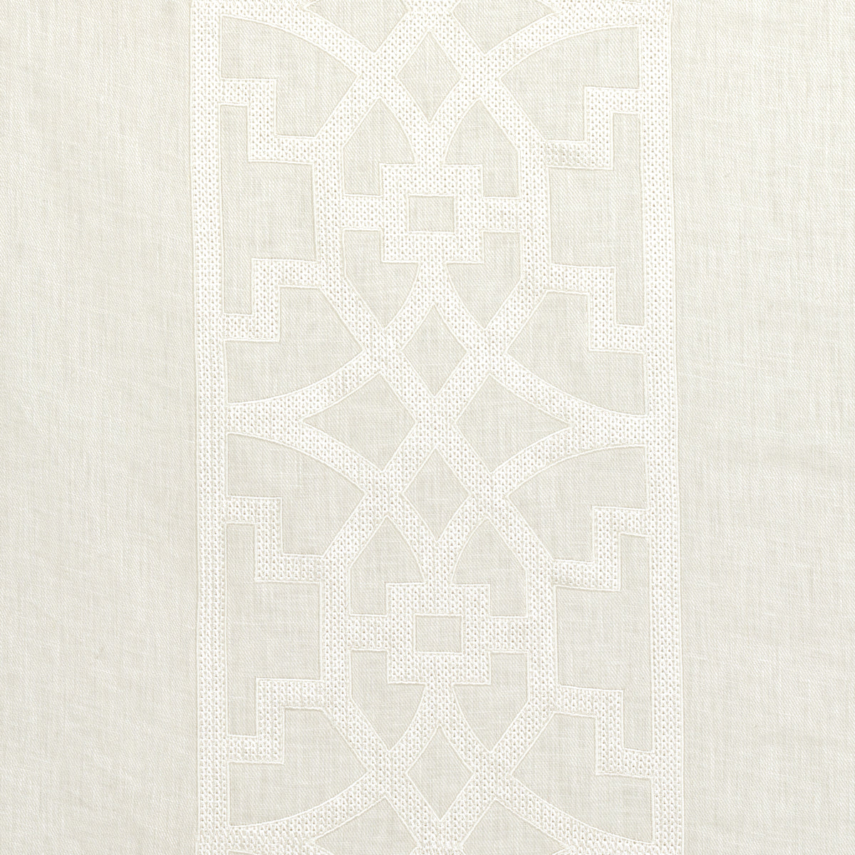 Schumacher Don'T Fret Ivory Fabric