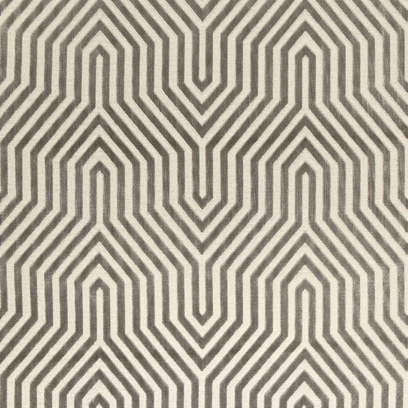 Schumacher Vanderbilt Velvet Dove Fabric - Eade's Wallpaper