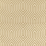 Schumacher Vanderbilt Velvet Greige Fabric - Eade's Wallpaper