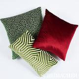 Schumacher Vanderbilt Velvet Lettuce Fabric - Eade's Wallpaper