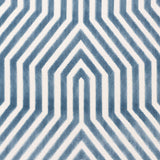 Schumacher Vanderbilt Velvet Marine Fabric - Eade's Wallpaper